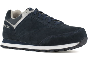 Image of Reebok Leelap Suede Navy Blue Retro Jogger, 9.5 RB1975-NVYBLU-9.5-MEN-M