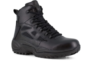 Image of Reebok Rapid Response RB 6in. Black Military Boot, Black, 15 RB8678-BLK-15-MEN-M