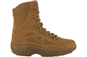 Image of Reebok Rapid Response RB 8 Inch Boot, Leather, Coyote Brown, 10.5, W RB897-COYOTEBRN-10.5-W-W