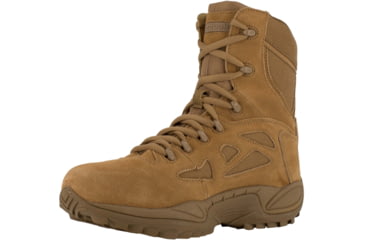 Image of Reebok Rapid Response RB 8 Inch Boot, Leather, Coyote Brown, 10.5, W RB897-COYOTEBRN-10.5-W-W