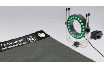 Image of Reflecmedia 8x8 Material with Green MicroLite Assembly RM-4511