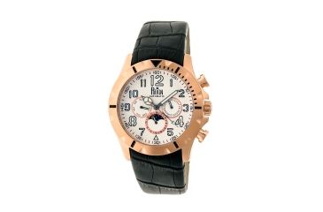 Image of Reign RN1005 Nehru Mens Watch, White Face, Red Case REIRN1005 