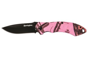 Image of Remington F.A.S.T. Assisted Opening Knife with Pocket Clip, Pink, Medium, NSN N, R20009