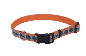 Image of Remington Sporting Dog Reflective Adjustable Collar, Orange with Shells, 1in.x20in. R6941-G-OSH26