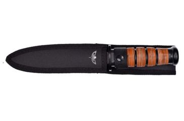 Image of Renegade Tactical Steel Strike Force Combat 6.25in Knife, Black RT104