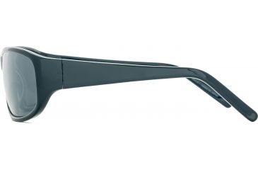 Image of Reptile Sun Crocodile Sunglasses, Black Frame, Titanium Black/Glass Lens, Polarized, CROBBL