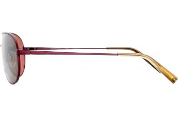 Image of Reptile Sun Madagascar Sunglasses, Dark Brown Frame, Titanium Gold/Poly Lens, Polarized, MADGDB