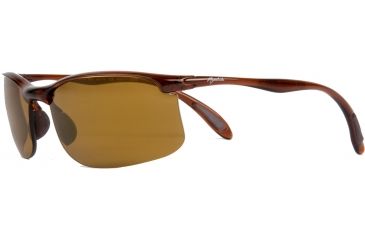 Image of Reptile Sun Racerunner Sunglasses, Beer Brown Frame, Titanium Gold/Poly Lens, Polarized, RACGBE