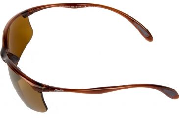 Image of Reptile Sun Racerunner Sunglasses, Beer Brown Frame, Titanium Gold/Poly Lens, Polarized, RACGBE
