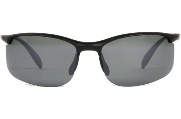 Image of Reptile Sun Racerunner Sunglasses, Matte Black Frame, Titanium Black/Poly Lens, Polarized, RACMBL