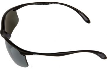 Image of Reptile Sun Racerunner Sunglasses, Matte Black Frame, Titanium Black/Poly Lens, Polarized, RACMBL
