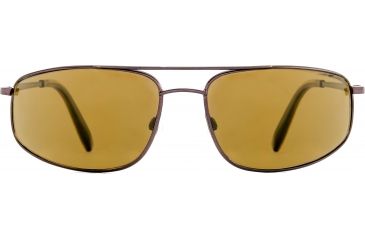 Image of Reptile Sun Rattler Sunglasses, Espresso Frame, Titanium Gold/Glass Lens, Polarized, RATGOL