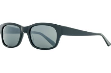 Image of Reptile Sun Slevin Sunglasses, Black Frame, Titanium Black/Glass Lens, Polarized, SLEBBL