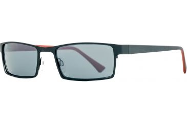 Image of Reptile Sun Sobek Sunglasses, Black/Black/Red Frame, Titanium Black/Poly Lens, Polarized, SOBBBR