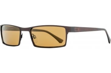 Image of Reptile Sun Sobek Sunglasses, Chocolate Frame, Titanium Gold/Poly Lens, Polarized, SOBGCH