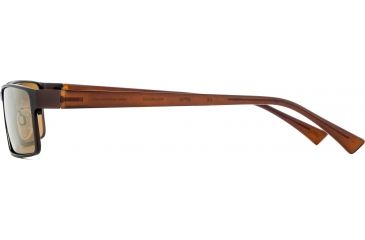 Image of Reptile Sun Sobek Sunglasses, Chocolate Frame, Titanium Gold/Poly Lens, Polarized, SOBGCH