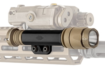 Image of Reptilia Torch 6V/CR123 M-LOK Light Body, Left Side, Type III Hardcoat Anodized, Black, 100-075