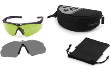 Image of Revision Stingerhawk Essential Laser Kit, Lens FT-2 and Smoke, Frame Black, Regular, 4-0152-9514
