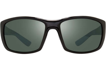 Image of Revo Dexter Glass Lens Sunglasses - Men's, Black Frame, Smoky Green Lens, Medium, RE 1127 01 SG50