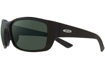 Image of Revo Dexter Glass Lens Sunglasses - Mens, Black/Smoky Green, Medium, RE 1127 01 SG50