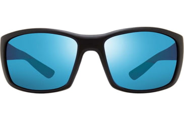Image of Revo Dexter Glass Lens Sunglasses - Mens, Matte Black/H2O Heritage Blue, Medium, RE 1127 11 H20