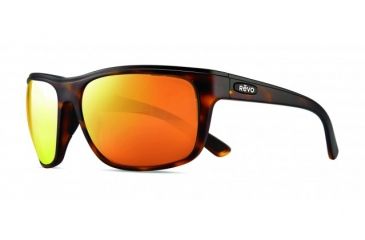 Image of Revo Remus Single Vision Prescription Sunglasses, Matte Tortoise Frame, Polarized, RE 1023 02 OGSV