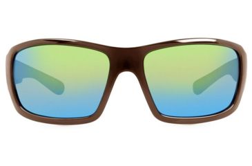 Image of Revo Straightshot Progressive Prescription Sunglasses, Crystal Brown Frame, Green Water Lens, Polarized-RE1005-02GNPR