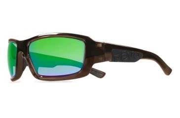 Image of Revo Straightshot Progressive Prescription Sunglasses, Crystal Brown Frame, Green Water Lens, Polarized-RE1005-02GNPR