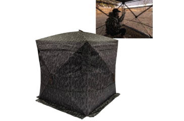 Image of Rhino Blinds Hybrid R180 See Through Blind, Mossy Oak Bottomland, R180MBL