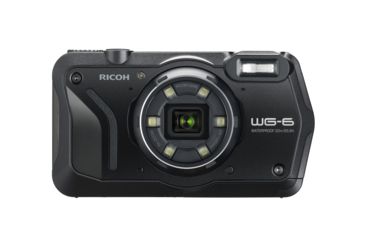 Image of Ricoh WG-6 Digital Camera, 5X Optical Zoom, Black, 3843