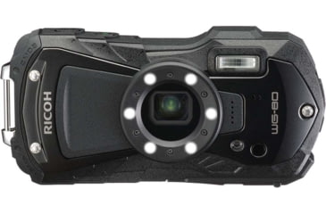 Image of Ricoh WG-80 Digital Camera, Black, Black, 03123