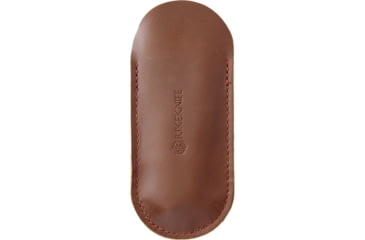 Image of Rike Knife Thor 3 M390 Blade Framelock Folding Pocket Folding Knife, 4in Bead Blast Finish Bohler M390 SS Blade, Blue Anodized Titanium Handle, Brown Leather Sleeve, Case, THOR3 / BLUE