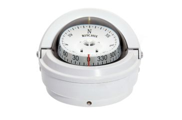 Image of Ritchie S-87W Voyager Compass - Surface Mount - White 36545