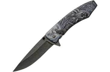 Image of Rite Edge Dark Moon Linerlock A/O Gray, CN300605BK