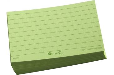 Image of Rite in the Rain 3X5 INDEX CARDS - GREEN, Green, 3 x 5 991