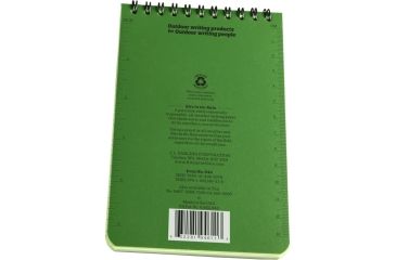 Image of Rite in the Rain 4X6 NOTEBOOK - GREEN, Green, 4 x 6 946