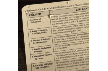 Image of Rite in the Rain 6 X 5 9-line Combat Card - 9L991T