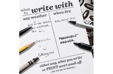 Image of Rite in the Rain All-weather Card Stock Paper 8.5 X 11, 80 Multicolored Sheets, 100 Paper - HW8511M