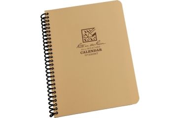 Image of Rite in the Rain ANNUAL SPIRAL CALENDAR - TAN, Tan, 5 x 7 9263MT