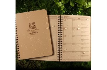 Image of Rite in the Rain ANNUAL SPIRAL CALENDAR - TAN, Tan, 5 x 7 9263MT