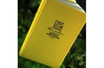 Image of Rite in the Rain Bound Book,Poly Cover,4 3/4x7 1/2in,Metric Field,Yellow 360