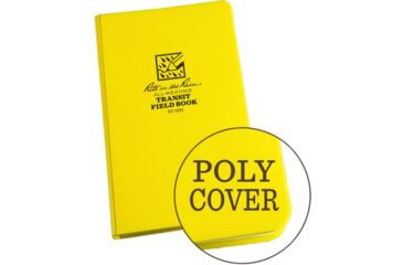 Image of Rite in the Rain Bound Book,Poly Cover,4 3/4x7 1/2in,Transit,Yellow 300