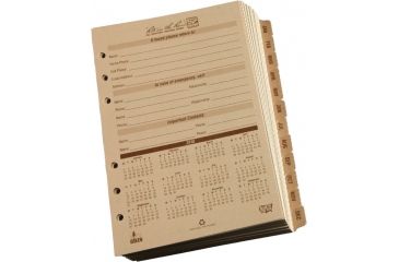Image of Rite in the Rain CALENDAR PACK - DAILY, Tan, 4/5/8 x 7 9260D