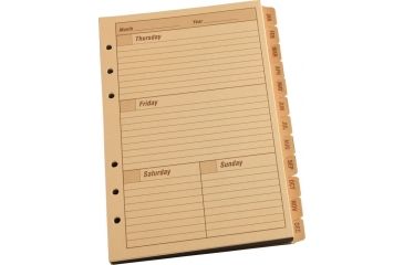 Image of Rite in the Rain CALENDAR PACK - WEEKLY, Tan, 4/5/8 x 7 9260W