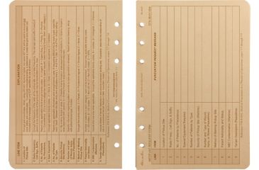 Image of Rite in the Rain LOOSE LEAF - TAN - 9 LINE MEDEVAC, Tan, 4 5/8 x 7 952T