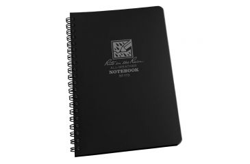 Image of Rite in the Rain Maxi-Side Spiral - Black, Black, 8 1/2 x 11 773-MX