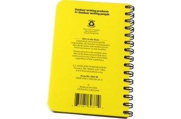 Image of Rite in the Rain MINI-SPIRAL MEMO NOTEBOOK, Yellow, 3 1/4 x 5 393-M