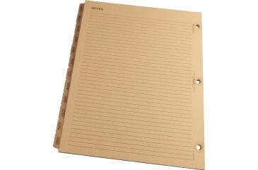 Image of Rite in the Rain MONTHLY - MAXI TAB SET, Tan, 8 1/2 x 11 9260M-MX
