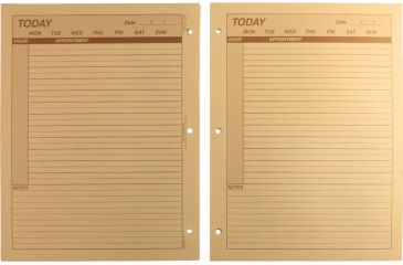 Image of Rite in the Rain MX CALENDAR PACK - DAILY, Tan, 8 1/2 x 11 9260D-MX