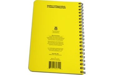 Image of Rite in the Rain SPIRAL NOTEBOOK - TRANSIT, Yellow, 4 5/8 x 7 303